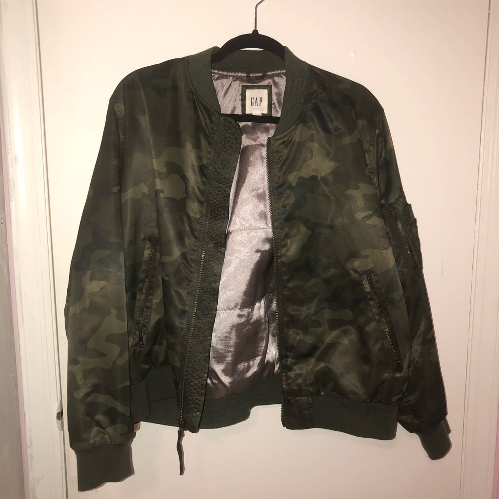 Camo Bomber Jacket